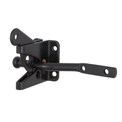 Self Locking Gate Latch Matte Black 2 Pack ǀ Hardware Locks ǀ Today s