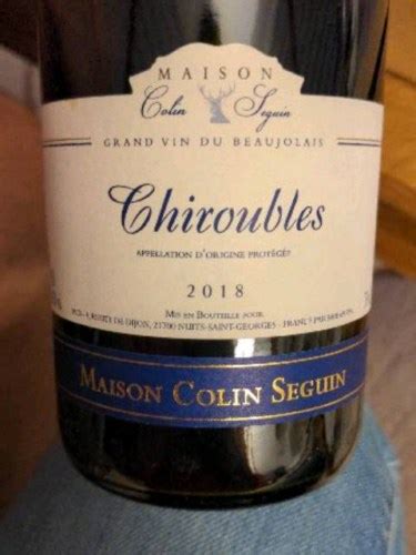 Maison Colin Seguin Chiroubles Terroir Vivino France