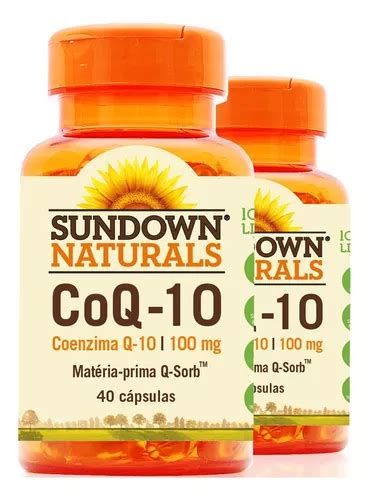 Kit Coenzima Q Mg Sundown Naturals C Psulas Sabor