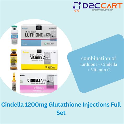 Cindella Mg Square Seal Glutathione Injections Benefits Doses