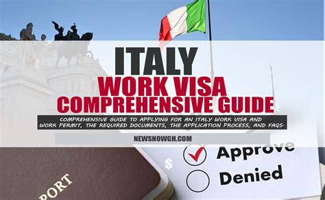 Lessons I Learned From Info About How To Obtain A Work Visa For Italy