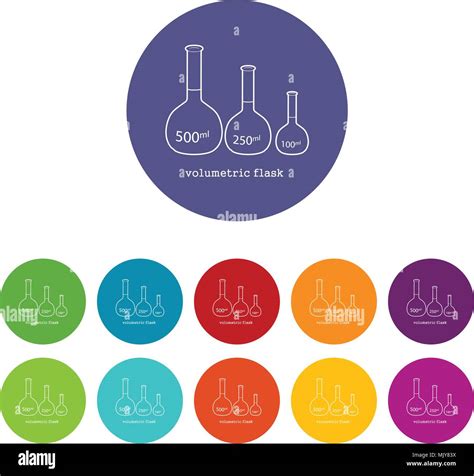 Volumetric Flask Icon Outline Stock Vector Image Art Alamy