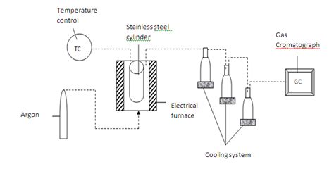 Schematic Diagram Of Lab Scale Pyrolysis System Download Scientific