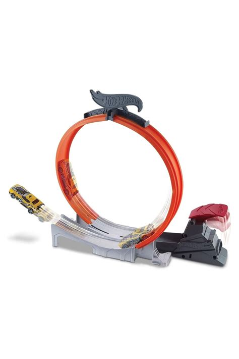 HOT WHEELS Fırlatma Rampası Hotwheels Action Set Akrobasi Atlayış Yuvarlak Pisti Oyuncak Araba