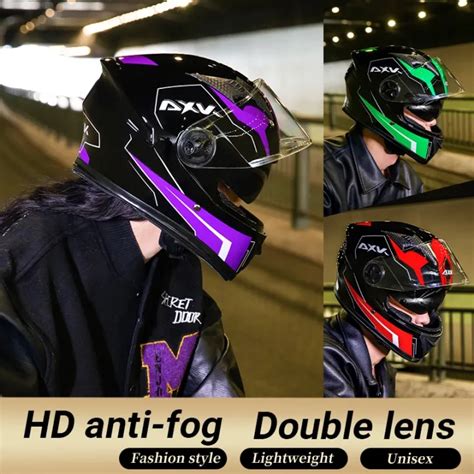 Motorcycle Double VisorFull Face Helmet Motors Visor Open Face Helmet