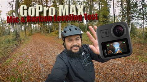 Gopro Max Mic And Horizon Leveling Test Hero Mode Mtb Youtube