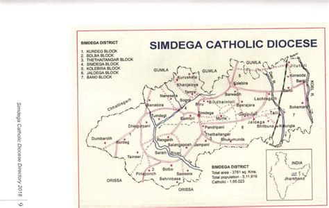 Map of Diocese