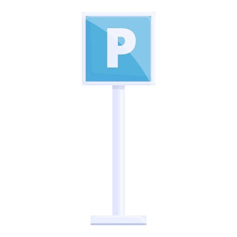 Premium Vector Parking Sign Icon Cartoon Of Parking Sign Vector Icon