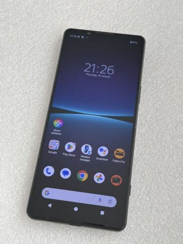 Sony Xperia 1 IV XQ CT54 256GB Black Unlocked Dual SIM GRADE C