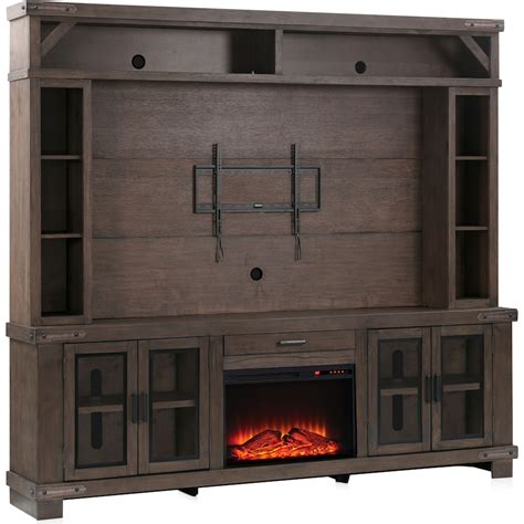 Sterling Fireplace Entertainment Wall | Value City Furniture