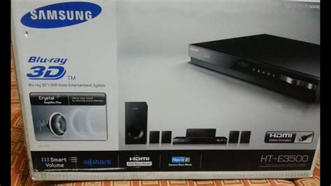 Mi Samsung Home Theater Blu Ray D Ht E Unboxing Youtube