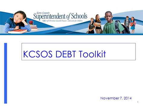 KCSOS DEBT Toolkit November 7 DEBT MANAGEMENT TOOL KIT How To Find It