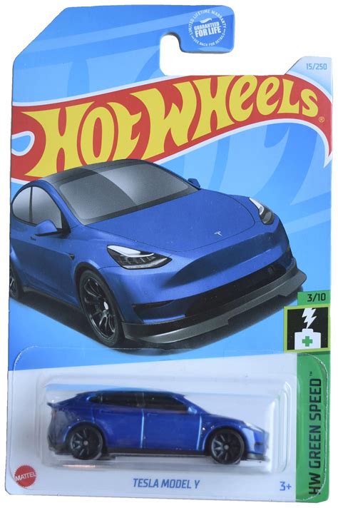 Mattel Hot Wheels Tesla Model Y Hw Green Speed Blue For Sale North Las Vegas