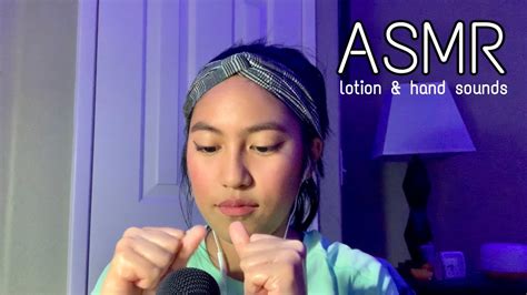 ASMR Applying Lotion Intense Lotion Sounds Hand Sounds Personal