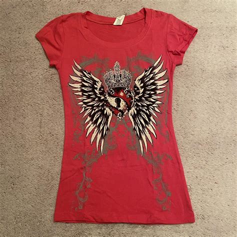 Y K Graphic Baby Tee Hot Pink T Shirt With Front Depop