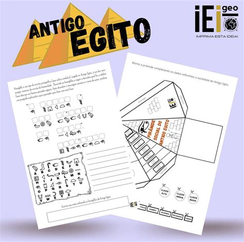 Atividades Sobre O Egito Antigo 6 Ano Com Gabarito - FDPLEARN