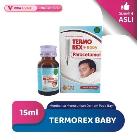 Jual Termorex Baby Drops Membantu Menurunkan Demam Pada Bayi 15 Ml