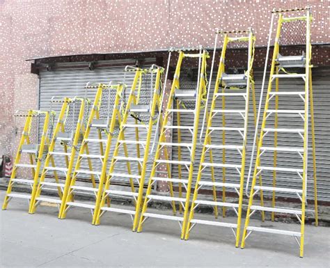 Podium ladder, Fiberglass ,Industrial use