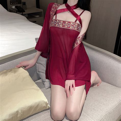 Sexy Lingerie Sexy Print Transparent Lingerie Days Exotic Hanfu Uniform Suit Shopee Philippines