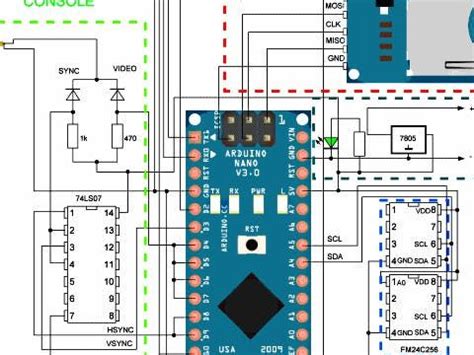 Schematic Arduino Nano Circuit Diagram