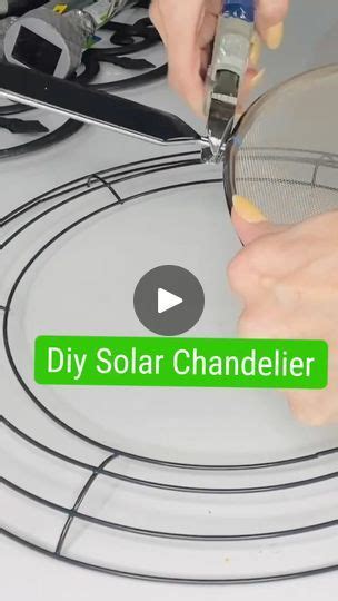 K Views Reactions Diy Dollar Tree Solar Chandelier