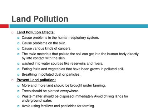 Environment & Environmental pollution, causes, effects, privents