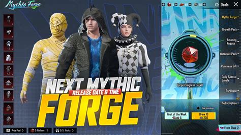 Next Mythic Forge Pubg Next Mythic Forge Spin Pubg Mobile Next