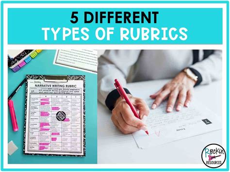 5 Different Types Of Rubrics Rockin Resources