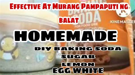 Effective At Murang Pampaputi Ng Balathomemadediy Baking Soda Youtube