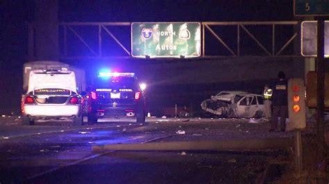 Woman Killed After Single Car Rollover Crash On 5 Freeway In Sylmar