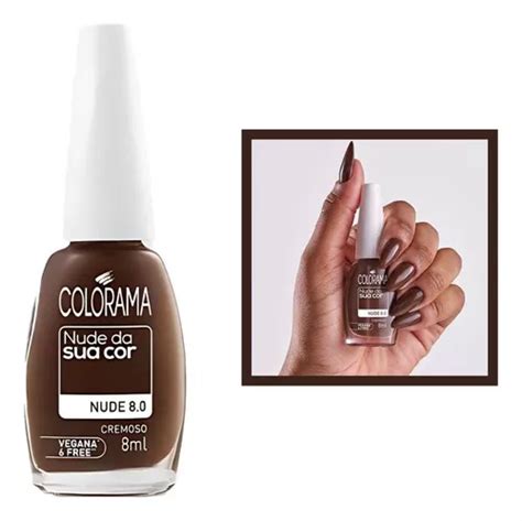 Esmalte Colorama Nude Na Sua Cor Nude 8 0 Hipoalergênico MercadoLivre