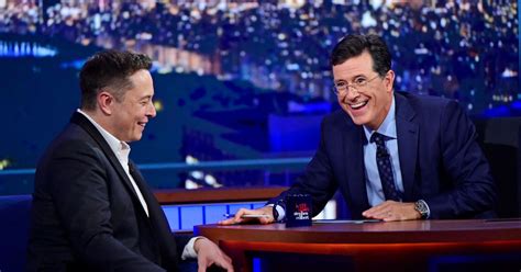 Stephen Colbert Called Elon Musk A Supervillain To His Face During