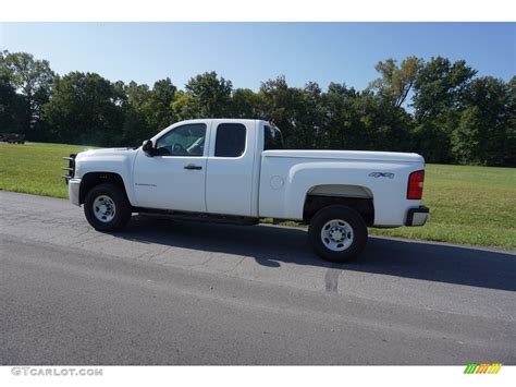 2009 Summit White Chevrolet Silverado 2500hd Work Truck Extended Cab 4x4 122457184 Photo 22