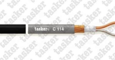 C114-white Balanced microphone-cable Tasker 2x0.25 mmq - 23 AWG