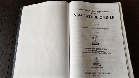 In-Depth with the New Catholic Bible (Part 1) – Catholic Bible Talk