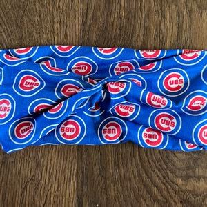 Chicago Cubs Turban Headband Baseball Turban Knotted Mlb