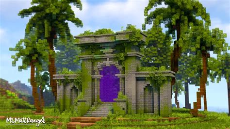 Overgrown Nether Portal World Download Minecraft Map