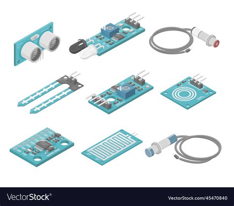 Arduino Sensor Module Royalty Free Vector Image