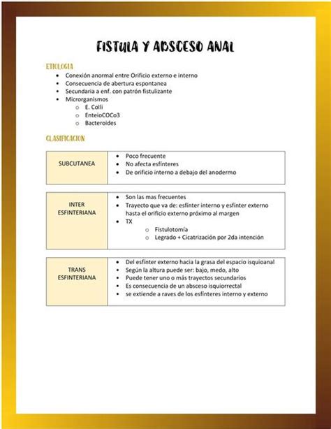 Fistula Y Absceso Anal Zoe Mandujano Potrero UDocz