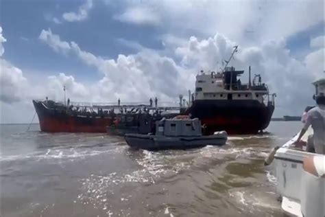 Navy Intercepts Vessel With Litres Of Crude In A Ibom The