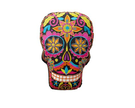 Pink Sugar Skull Cushion Cybershop Australia