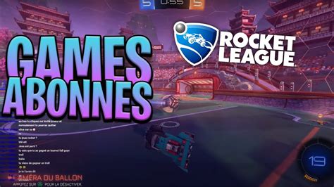 LIVE Rocket League Games abo Arène Solo Duo Trio road to or