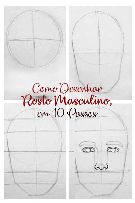 Como Desenhar Rosto Masculino Desenhar Rostos N O F Cil Como Se Pensa N