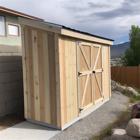 4x14 Lean To Shed Plan Diy Outdoor Storage