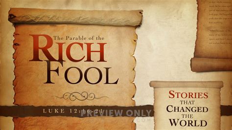 The Parable of the Rich Fool - Title Graphics | Igniter Media