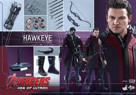 Avengers LÈre dUltron Hot Toys dévoile sa figurine Hawkeye Les Toiles Héroïques