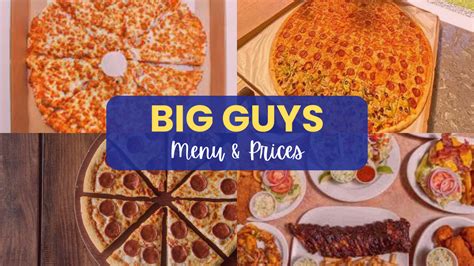 Big Guys Pizza Philippines Menu & Prices Updated 2025