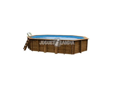 Piscina Oval Madeira Grenade X X Cm Gre Juguetilandia