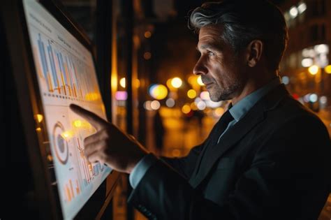 Premium Photo Man Standing In Front Of Whiteboard