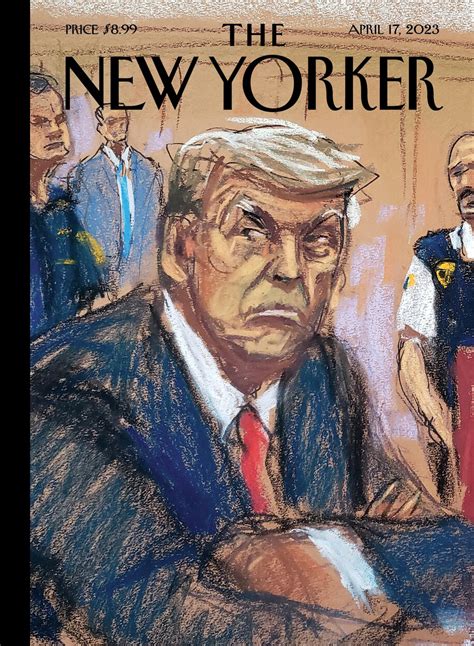 How A Trump Courtroom Sketch Became A Milestone New Yorker Cover The